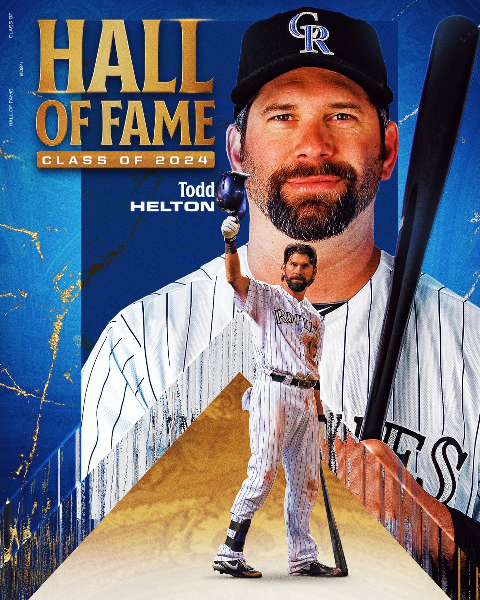 Rock on! Todd Helton is a Hall of Famer!