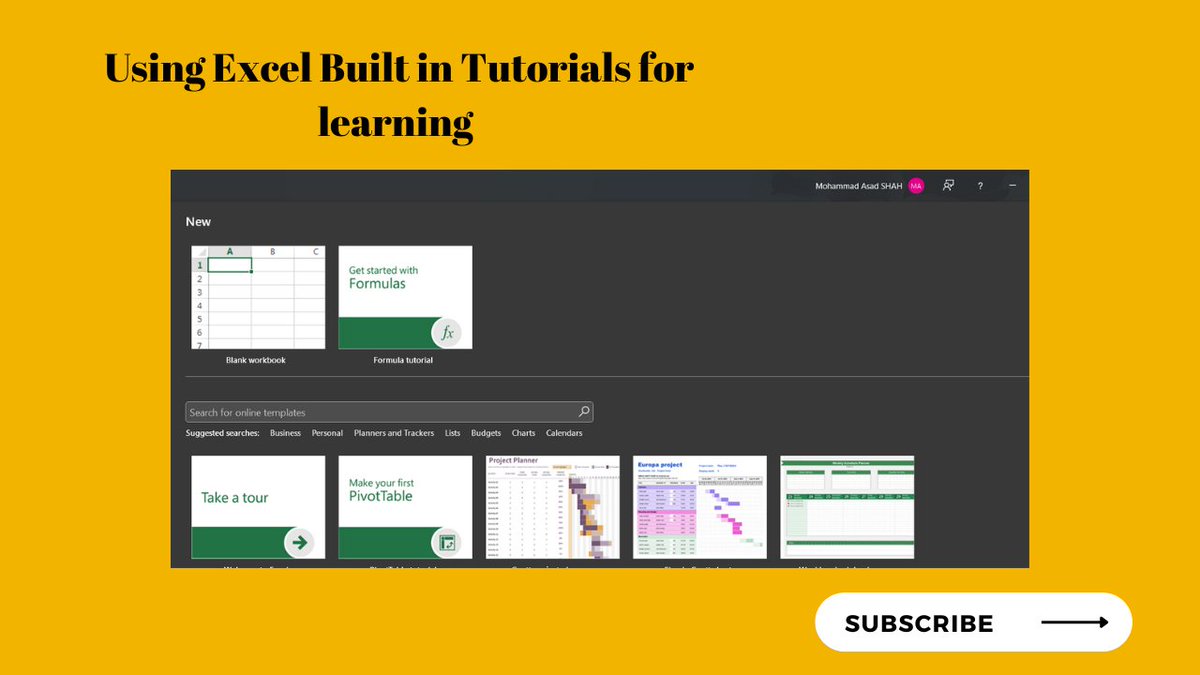 MAS989's tweet image. 🚀 Elevate Your Excel Game! 📊✨
 Dive into Excel's Built-In Tutorials for a guided journey from basics to brilliance! 💪🔍 Click 'Learn' in the Ribbon and transform your spreadsheets with ease. Ready to excel? 🌟💻 #ExcelTips #LearnExcel #DataMagic 🚀📈
youtu.be/whpc0evmai4