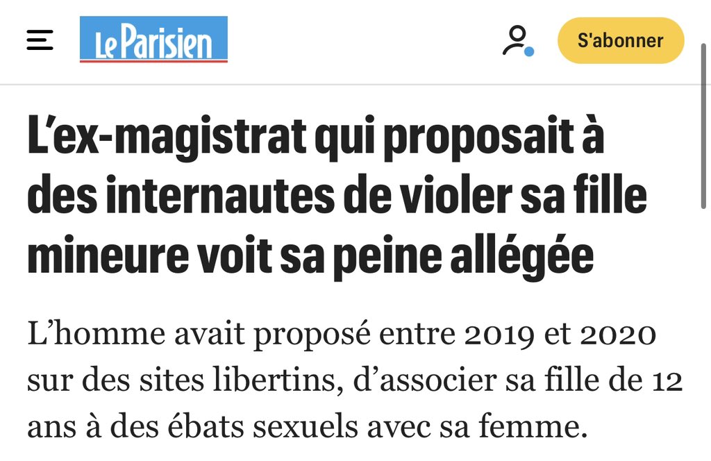 coryleguen's tweet photo. ❌ Volé une boîte de thon et des espadrilles dans un appartement luxueux de Biarritz : 10 mois ferme. 

✅ Proposer le viol de sa fille sur des sites libertins tout en étant magistrat à Dijon : 24 mois avec sursis. 

J’en dis pas plus, j’ai peur d’avoir Pharos sur le dos. 🤬😡 https://t.co/jgBrBjSoos