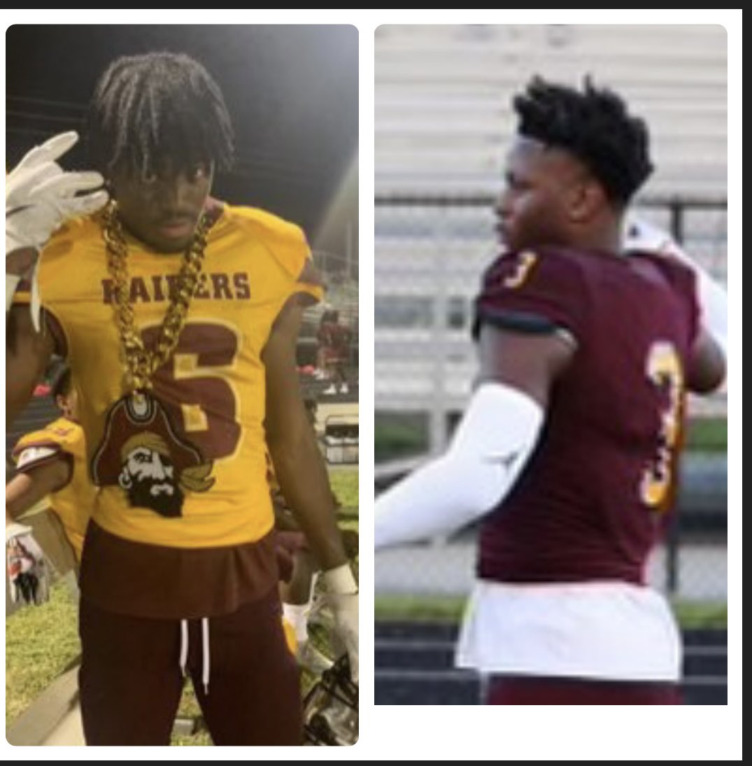 CoachJackson7's tweet photo. Let’s say congratulations to these two former awesome @GCRaidersnation star student athletes @behumbletjay  6’2 180 corner back &amp; @stormygoloco  6’4 210 wide receiver on receiving a offer from @TritonNation  They will be ready for D1 schools 
It’s up from here #HardToBeAGcRaider https://t.co/ZpoRHd70G3