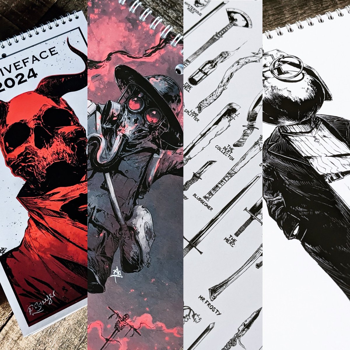 massiveface's tweet image. Fuck 2023! 2024 will probably be worse but a nice calendar might help. Currently 10% off at MassivefaceArt.com