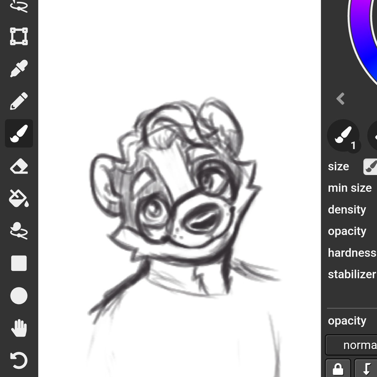 First new pfp of 2024 (if twitter would let me change it that'd be nice)

I did a sketch and <a href="/DiabeticcRacc/">Racc</a> really outdid himself with this amazing paint job!