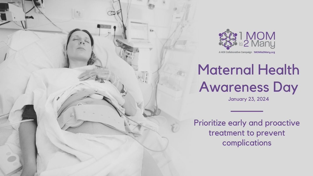 On Maternal Health Awareness Day, standing with @‌Acog to raise awareness on maternal mortality. #HyperemesisGravidarum is a major factor in maternal mortality. Let's prioritize early and proactive treatment to prevent complications. #MaternalHealth #HyperemesisAwareness