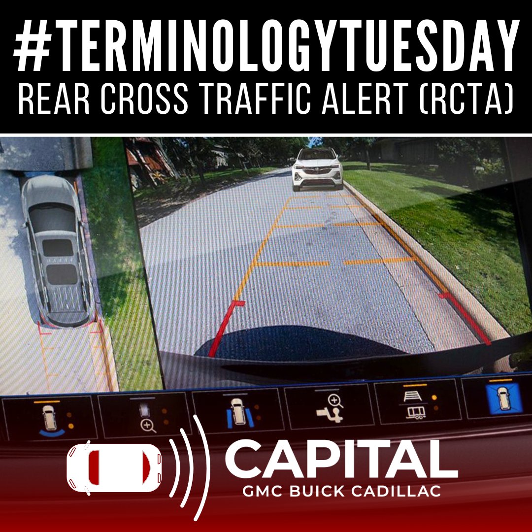 #TerminologyTuesday: Rear Cross Traffic Alert (RCTA) is a safety feature designed to enhance driver awareness and help prevent collisions when backing out of parking spaces or driveways.