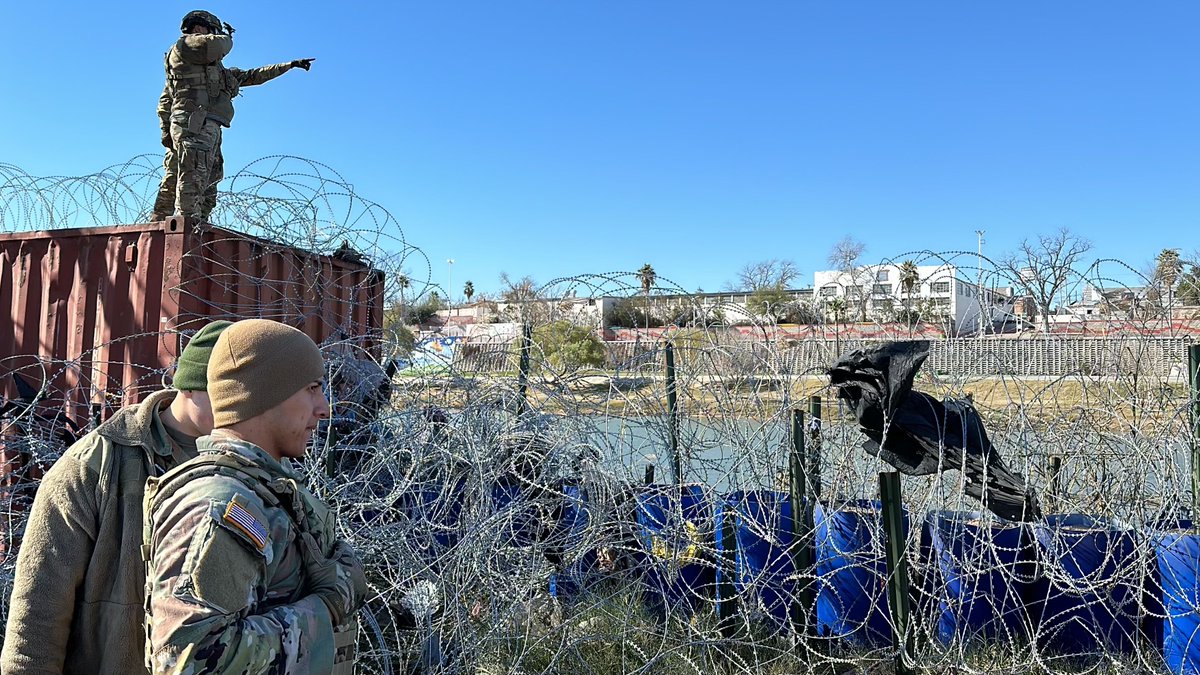 The Texas National Guard continues to hold the line in Eagle Pass. Texas will not back down from our efforts to secure the border in Biden’s absence.