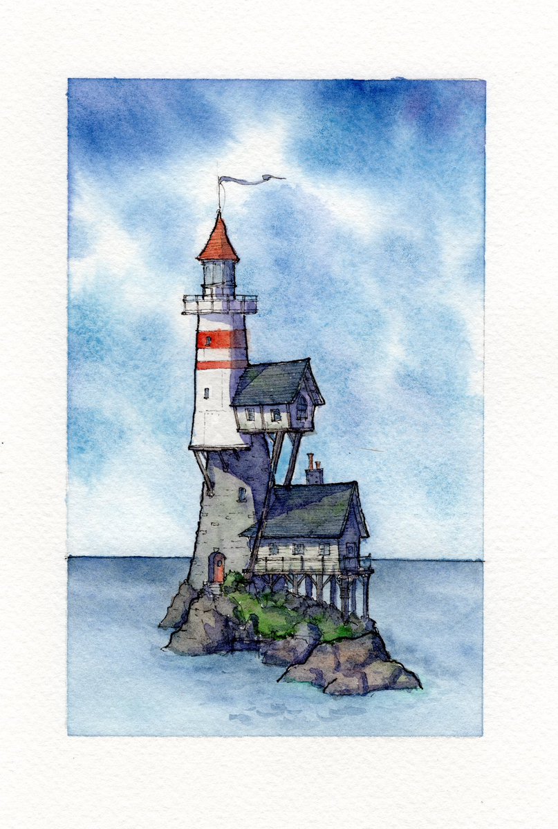 HarrySawchuk's tweet photo. Some little paintings of little lighthouses 

#lighthouse #maritime #nautical #livablespaces #architecturallysound #uptocode #pier #wharf #idlivethere #danielsmithwatercolors #micron #illustration https://t.co/M0fqdB5cCn