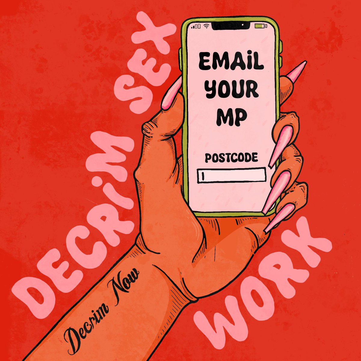 The criminalisation of sex work puts sex workers in danger. It is against the law for sex workers in the U.K. to work together for safety. Sex workers need decriminalisation & we need it now. Use our tool to email your MP and demand full decrim. decrim-email.netlify.app