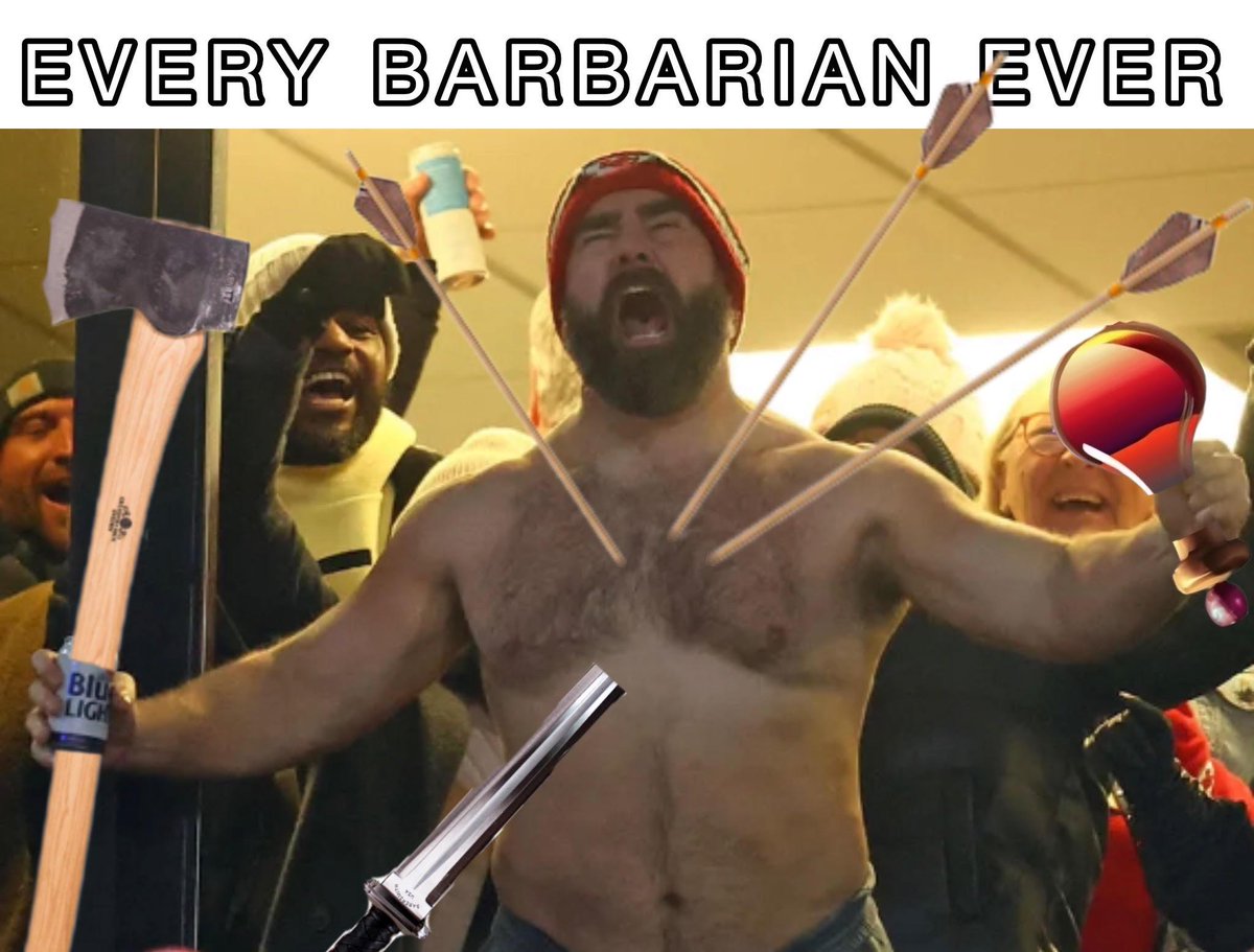 Barbarians are the best class, change my mind.