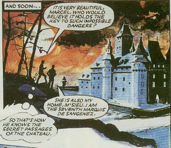 DWUDatabase's tweet image. This has an actual plot as the Doctor sneaks into the castle through a secret tunnel. Roger Noel Cook would have had then attacked by Nazi mind controlled crocodiles in a moat who can only be frightened away with a ray gun and cheese, or something… #DoctorWho #Timebenders