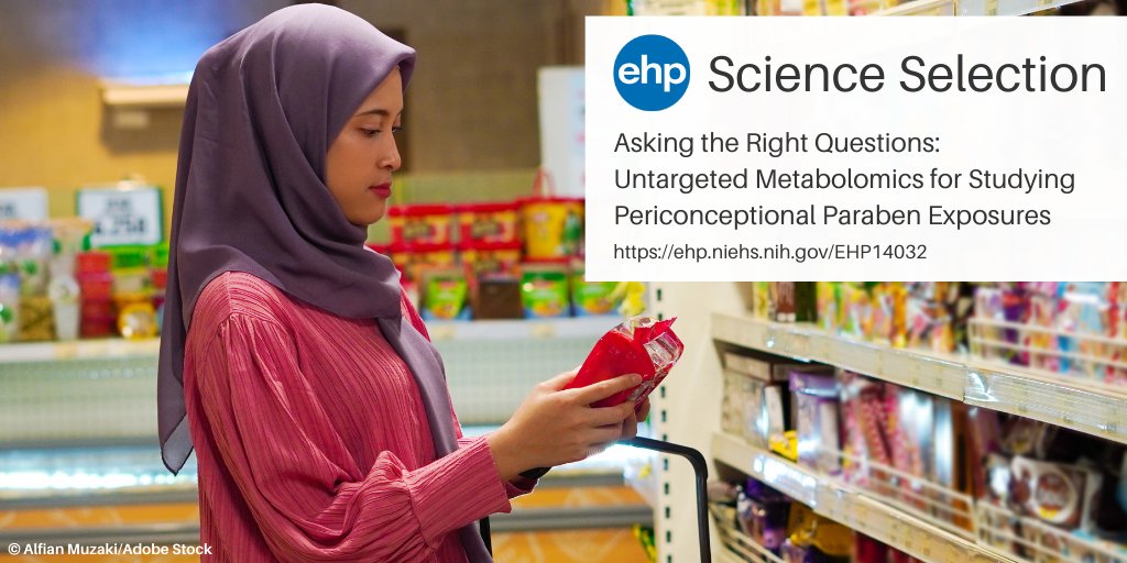 NEW: Rosen-Vollmar et al. found that periconceptional exposures to three parabens were, surprisingly, associated with dietary sources of these preservatives, not personal care products. Read our summary ➡️ ow.ly/G6XP50QtFJn

 <a href="/YaleDeptEHS/">YaleDeptEHS</a> <a href="/Johnsonlab_yale/">Caroline H Johnson</a> @NIEHS