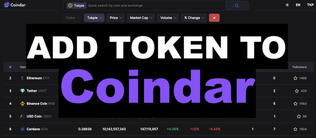 📅🚀 Navigate the Crypto World with #Coindar! Learn how to add your token to Coindar's tracker & calendar, boosting visibility and awareness. Unlock your token's potential for 100K+ users: tokpie.io/blog/how-to-ad…
#CryptoEvents #TokenVisibility 📈🎯
