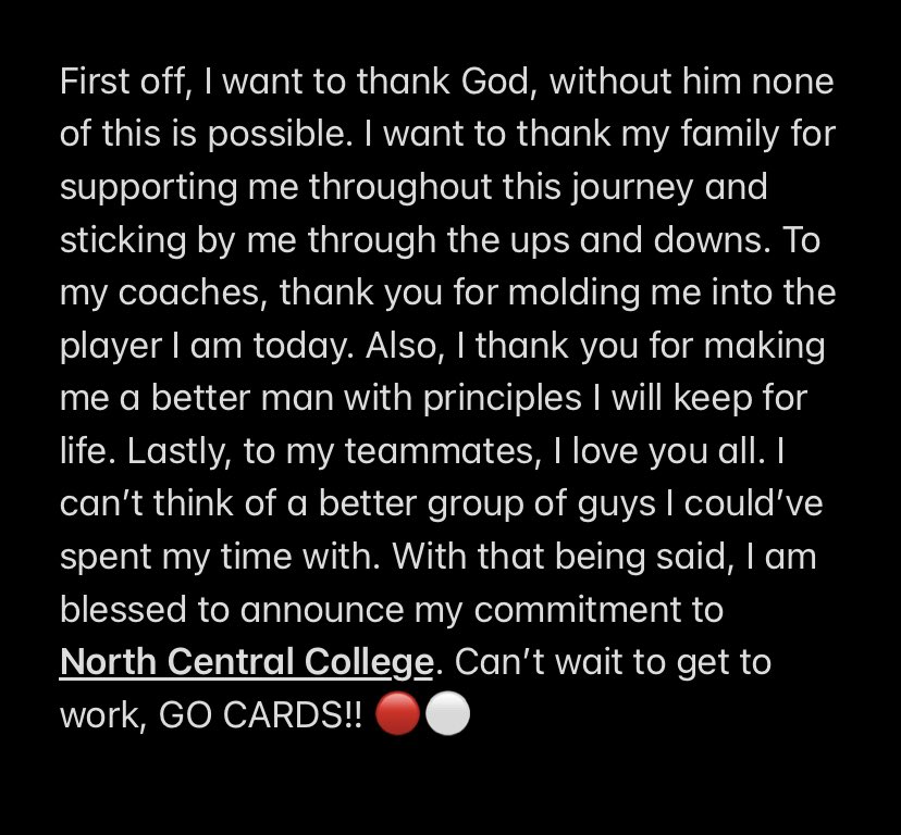 Justin Ibegbulem (@justinibegbulem) on Twitter photo My family and I thought and prayed over this decision. Thank you to <a href="/CoachSpence_NCC/">Coach Spencer</a> <a href="/Coach_Wood34/">Colin Wood</a> <a href="/CoachWark/">Derrek Warkenthien</a> for this opportunity.
<a href="/BartlettFootba1/">Bartlett Football</a> <a href="/BartlettHawksAD/">Jeff Bral</a> <a href="/_CoachVuk/">Coach Vuk</a> My family and I thought and prayed over this decision. Thank you to <a href="/CoachSpence_NCC/">Coach Spencer</a> <a href="/Coach_Wood34/">Colin Wood</a> <a href="/CoachWark/">Derrek Warkenthien</a> for this opportunity.
<a href="/BartlettFootba1/">Bartlett Football</a> <a href="/BartlettHawksAD/">Jeff Bral</a> <a href="/_CoachVuk/">Coach Vuk</a>