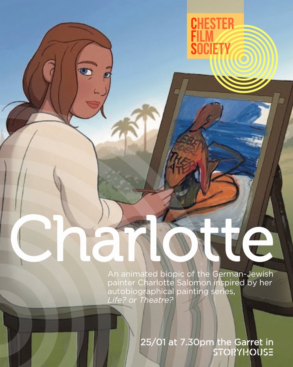 Next up on the 25th January is Charlotte. An animated drama that tells the true story of Charlotte Salomon, a young German-Jewish painter who comes of age in Berlin on the eve of the Second World War. Fiercely imaginative and deeply gifted, she dreams of becoming an artist.