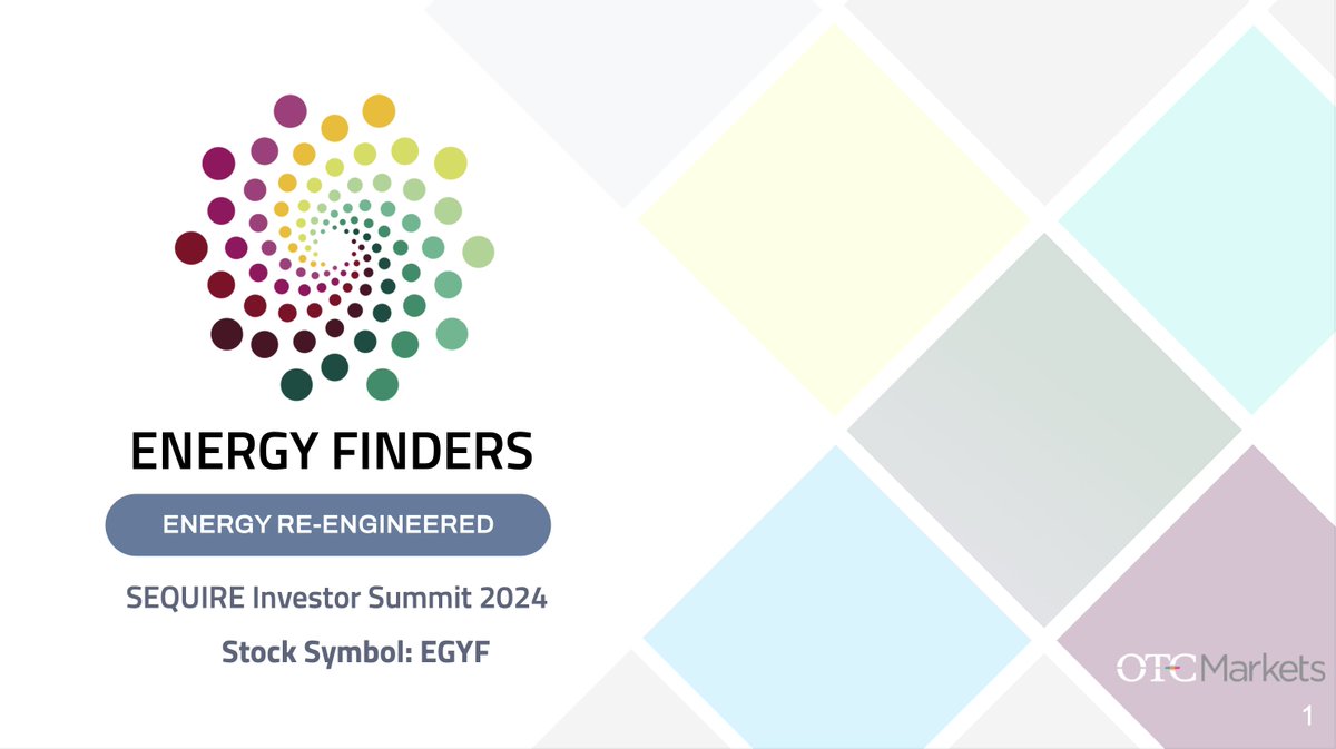 Energy Finders, Inc | IR tweet media