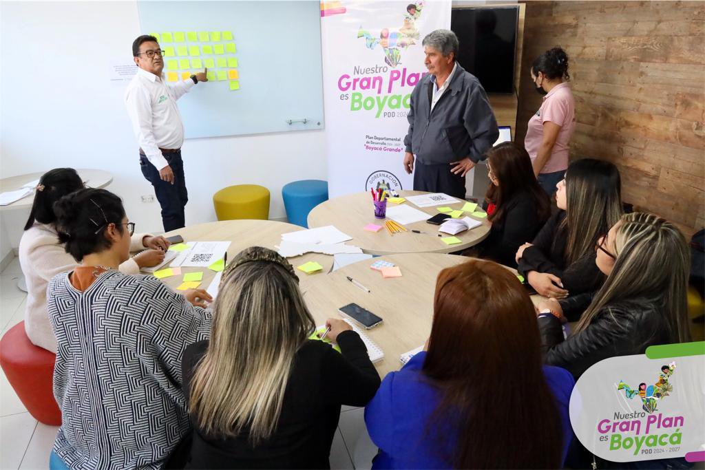 ¡Construiremos el futuro de esta tierra con la participación de todas y todos! 

Hoy, en el marco de la consolidación del Plan Departamental de Desarrollo #NuestroGranPlanEsBoyacá, conocimos las conclusiones y aportes de las instituciones de educación superior, en el ‘Gran