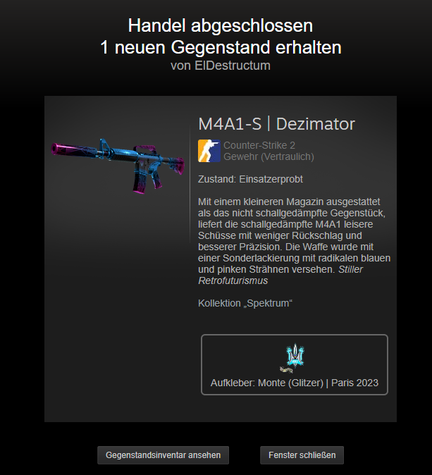 KingGetOwnedv2's tweet photo. Received my skin from the giveaway I won. Thank you @Destructum and @TripleAceYT 🙂

#Destructumlegit https://t.co/OgSmb6c94V