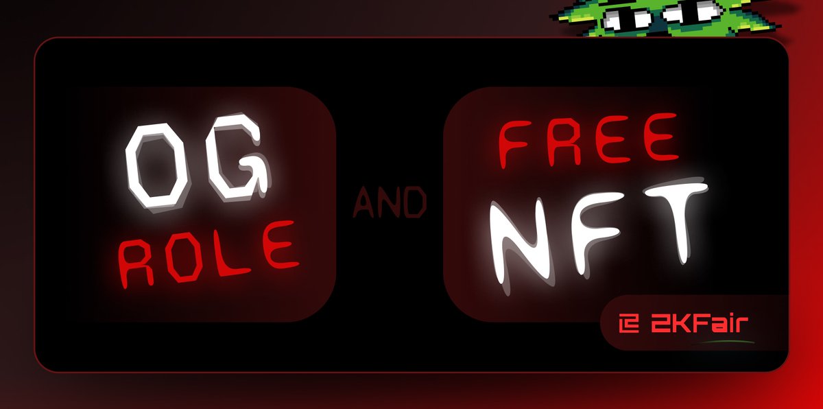 Free NFT + OG in discord!

You need:
- Join the Discord server
- Invite your friends
- Your friends must have an account age of 90+ days and be verified
- You must invite 10 or more friends to be guaranteed to receive a FREE NFT

😼Don't miss out it!  

LFG!!!🚀

#NFT #ZKFair