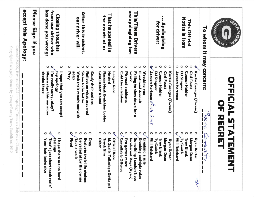 after the challenging events of the last 48 hours, we would like to share this with you, our loyal fans. 

we will be making some much needed changes here at GRT for the better. stay tuned. 

- kurt, owner