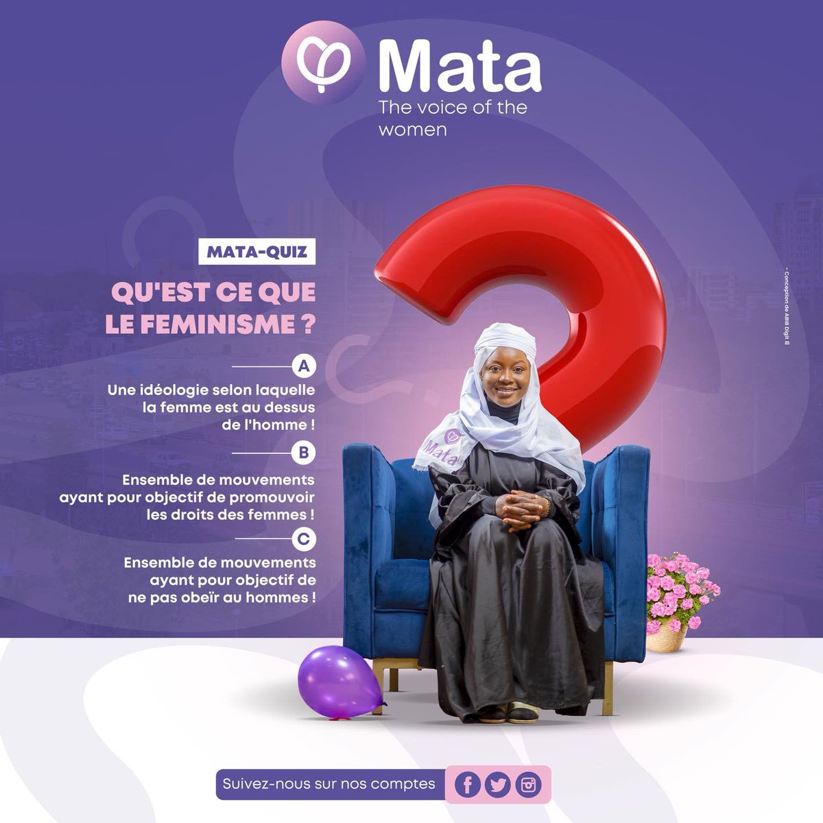 Le féminisme, souvent mal compris suscite de nombreux débats.

En se basant sur l'étymologie du mot, quelle est la définition du féminisme ?