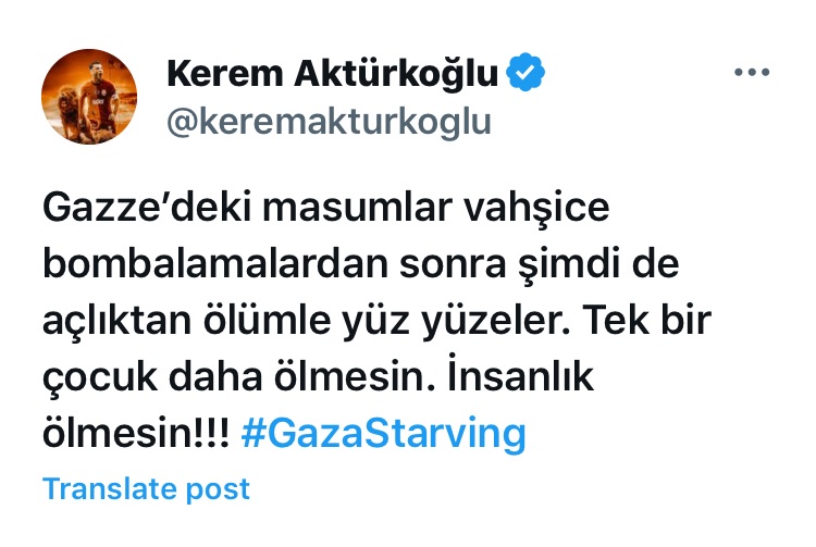 Seni sevmek için o kadar çok nedenim varki😍👏🇹🇷 #Kerem Aktürkoğlu #Gazastarving