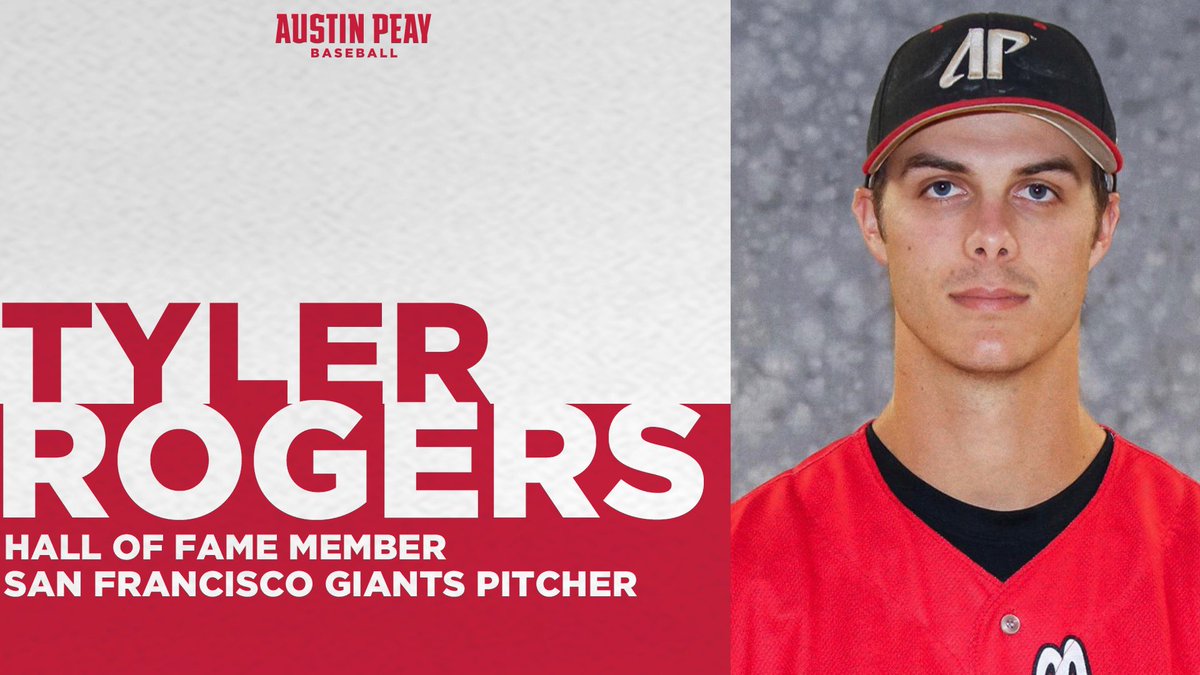 Tyler Rogers, a former Governor, will also be joining us as a guest speaker at the First Pitch Banquet‼️ Rogers will also be inducted into the Austin Peay Athletics Hall of Fame‼️ Come out and celebrate, tickets are on sale now‼️

🎟️: alumni.apsu.edu/s/1806/17/inte…