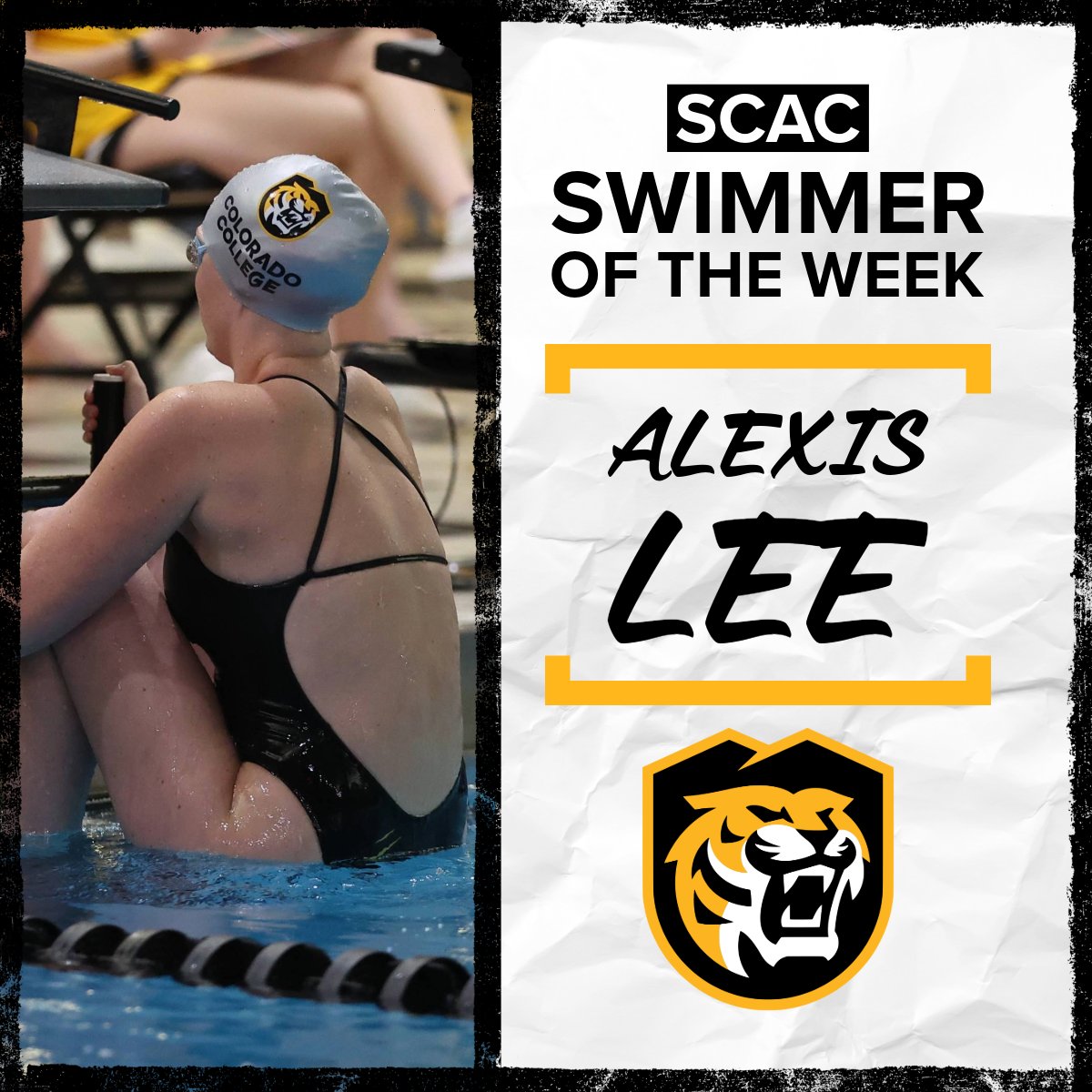 | SWIM & DIVE | Can you say CLEAN SWEEP🧹🧹🧹🧹 All four @SCAC_Sports weekly awards belong to CC after a successful CC Classic. ✅Jack Hussin & Alexis Lee - Swimmers of the Week ✅ Wyatt Wellehan & Emma Krasemann - Divers of the Week #CCTigers