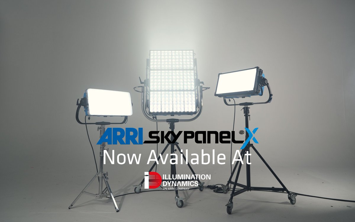 ID is proud to announce the new #ARRI #SkyPanelX is in stock and available for rental, sales and in house demos! Come visit our demo room for an interactive experience with this new fixture. Training is also available! Reach out at !illuminationdynamics.com/contact-1