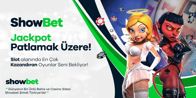 🐞SHOWBET Jackpot Patlamak Üzere ❣️ 🎰Slot alanında En çok Kazandıran Oyunlar Seni Bekliyor 💚TIKLA KAZANMAYA BAŞLA t.ly/SHOWBET #Casinoslot #Jackpot #Slotbahis