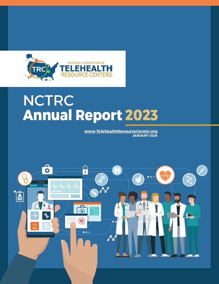 JUST RELEASED! The NCTRC 2023 Annual Report is now available! View the report to learn about the projects the NCTRC and individual TRCs undertook in the past year! #telehealth #TRCs @ruralhealthinfo @AmericanTelemed @isfteh @search_society telehealthresourcecenter.org/resources/repo…