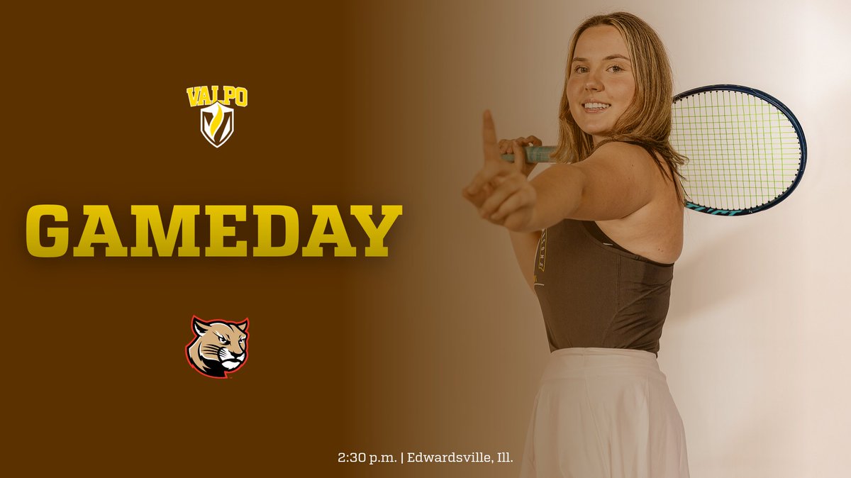 On the road for the first time this spring! 🆚: SIUE ⏰: 2:30 p.m. 📍: Edwardsville, Ill. 📈: bit.ly/42e5NXE #GoValpo | @ValpoWT