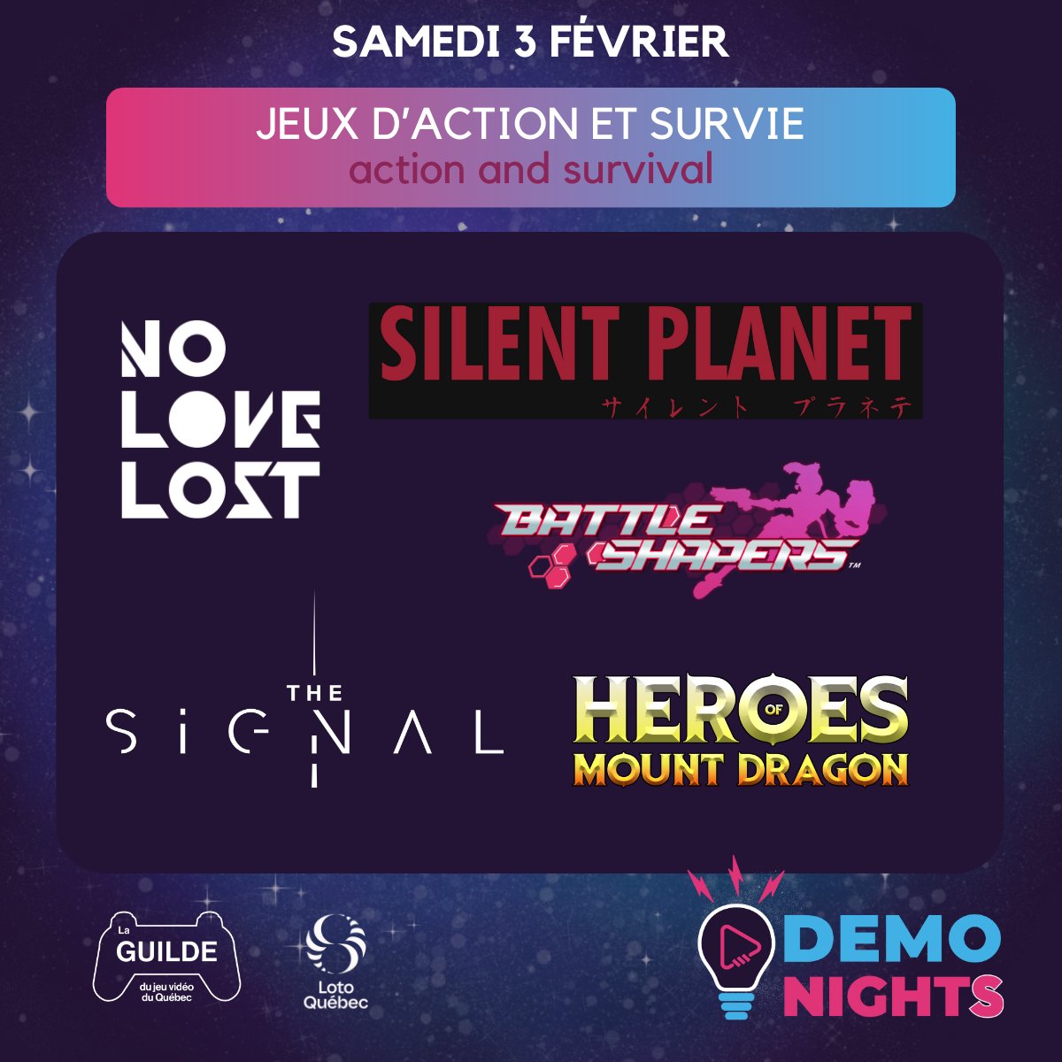 La Guilde du jeu vidéo du Québec tweet media