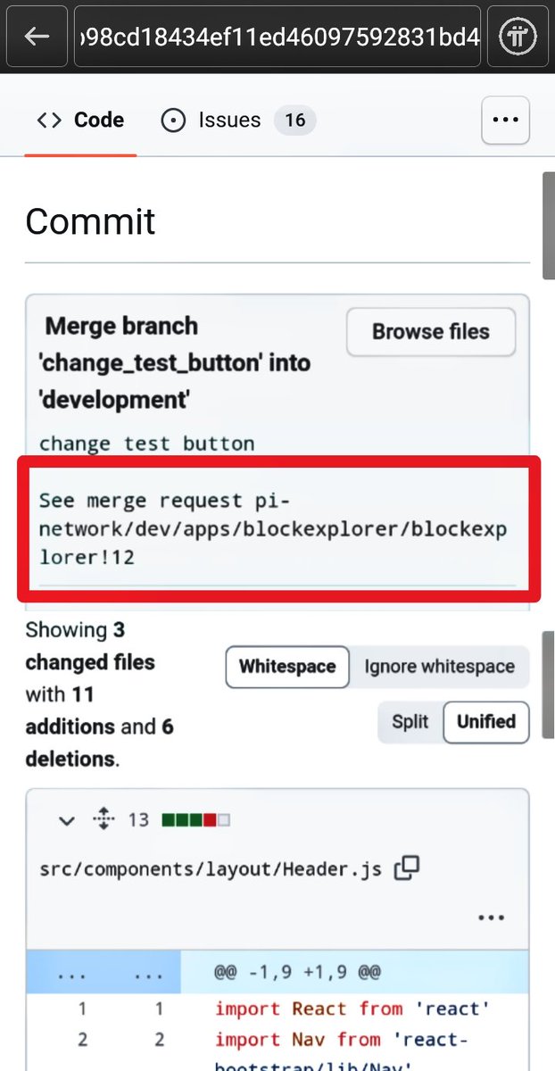 📢📢📢 GOOD NEWS 🔥: The Pi Core Team has completed their first merge request, where a special development branch linked with Stellar V20 (containing data related to the Pi Blockchain quantum) has been merged into the main development branch of the project. You can clearly see…