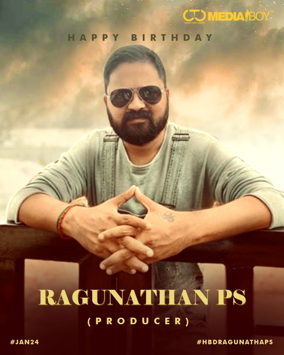 Team @CtcMediaboy wishes happy birthday to the passionate producer @raghunathan_ps ( @2moviebuffs ) #Raghunathan #HBDRaghunathan 🎁🎂 May this day be as special as you are