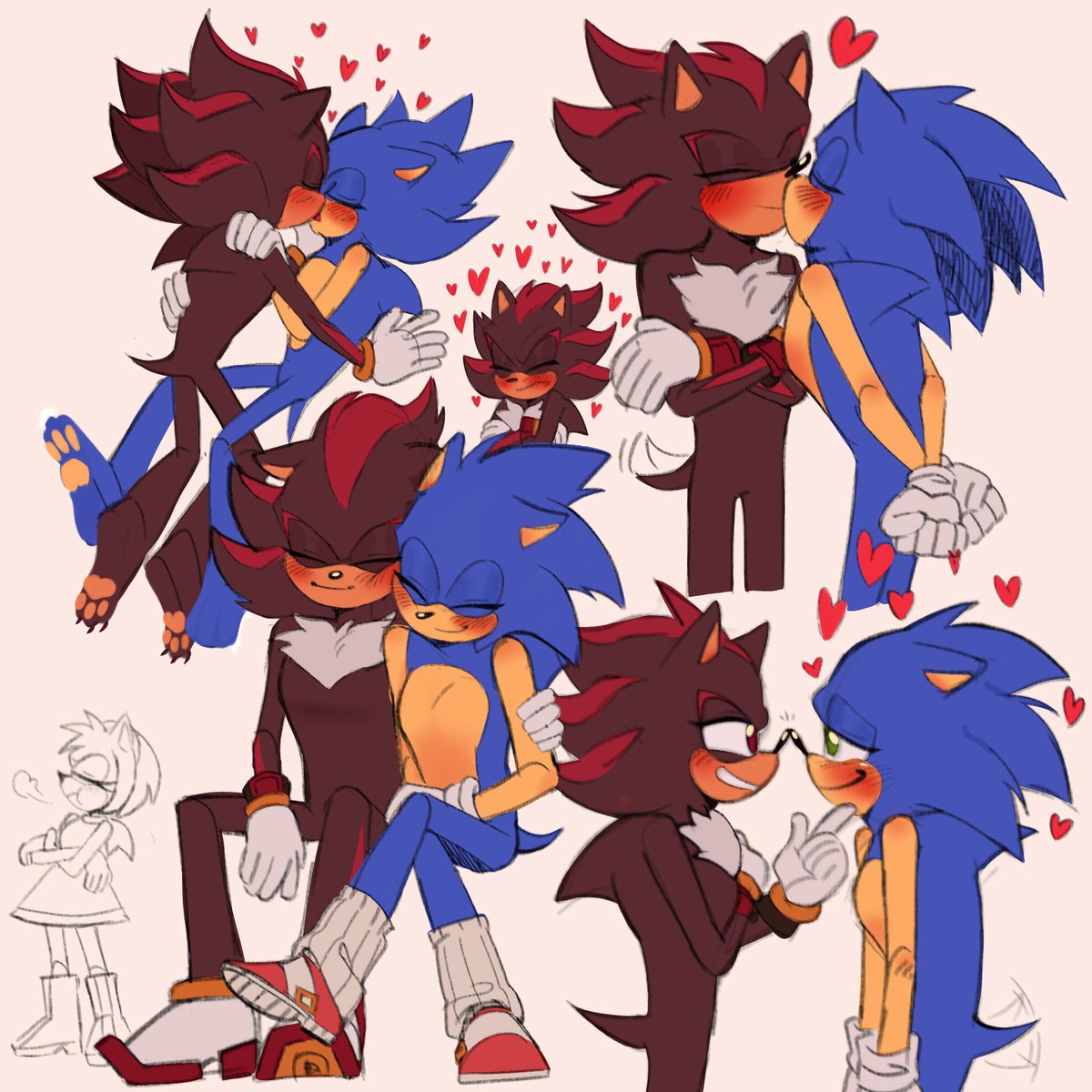 Hedgehogs in love
#sonadow #sonic #shadow