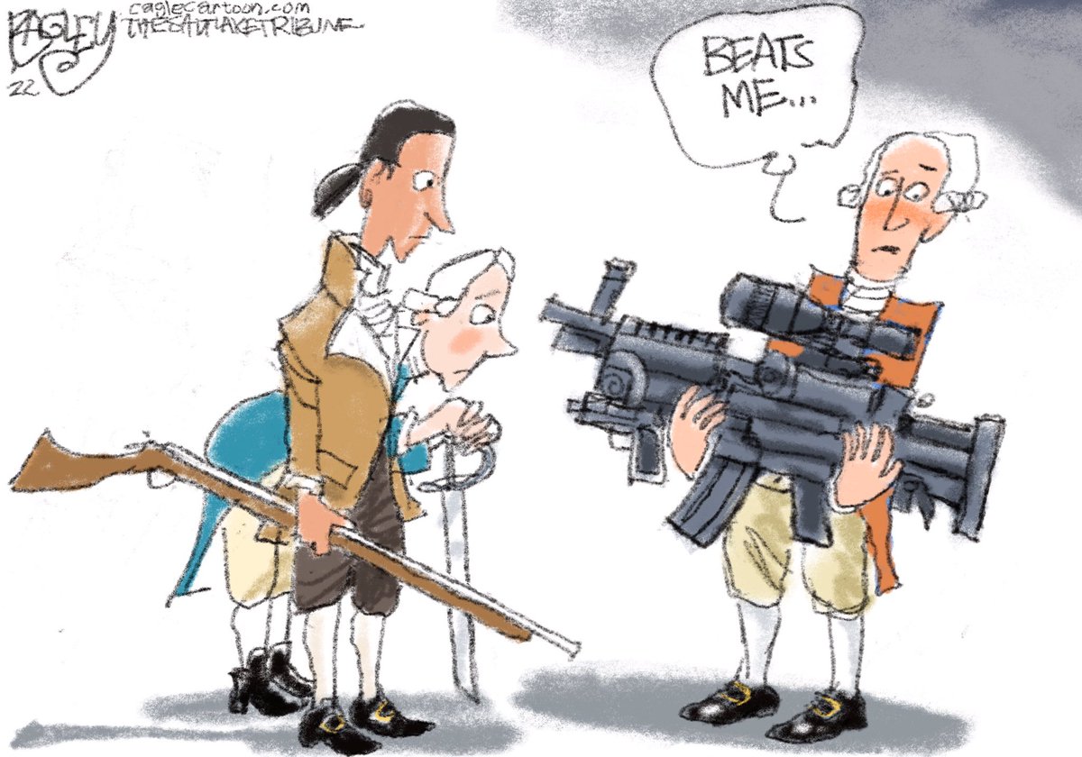 antipodal's tweet photo. #PoliticalCartoons #UnitedStates #GunProblem @SenateGOP @HouseGOP @GOP
Tweeting 1 cartoon per day, starting from the oldest saved cartoon on my computer.
Today's is from June 1, 2022.
I have over 500 photos, I should be tweeting well into 2024.
Save LIVES! https://t.co/M1igVSER8O
