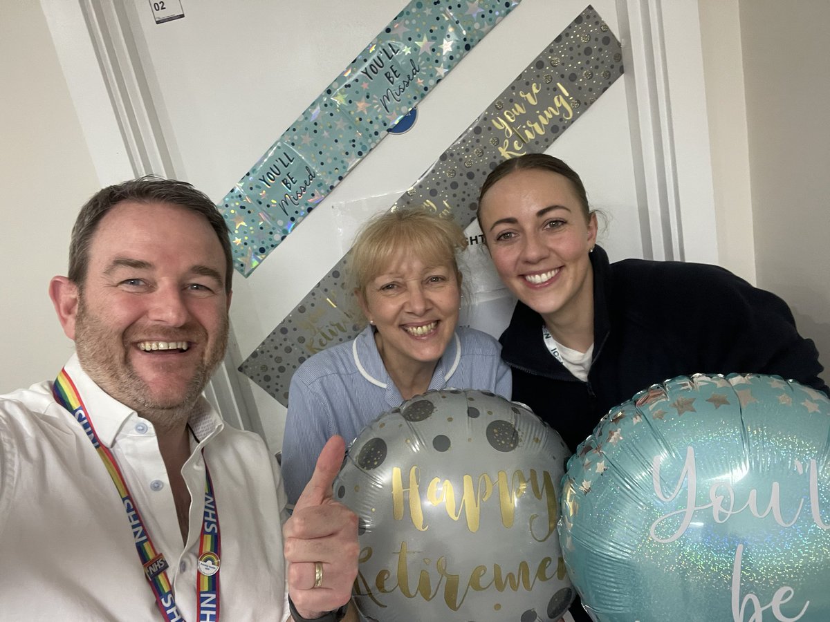 Absolutely thrilled to meet Charlotte & Julie … Charlotte has followed in her Mum Julie’s footsteps & works at @FrimleyHealth - Julie retires this week having started at #FrimleyPark in 1981 - amazing years of service - good luck & thank you so much !!! @CarolDeans