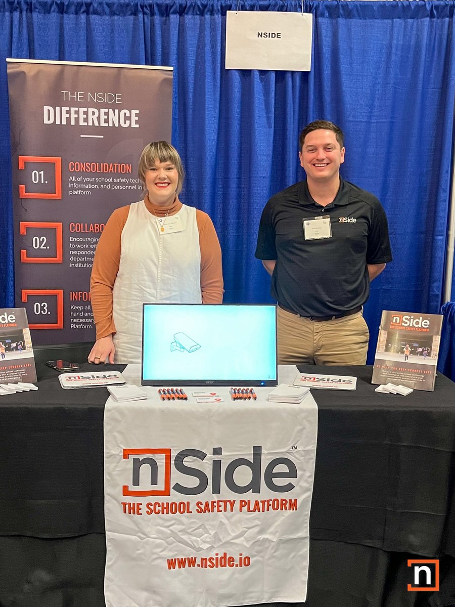nSideApp's tweet image. More nSide Team members are on the move this week! Sarah Ann McCain and Alan Bentley are attending the Mississippi Association of School Superintendents Conference in Jackson, MS. 
#nSide #schoolsafety #education #mississippischools #emergencyresponse  #safeschools #studentsafety