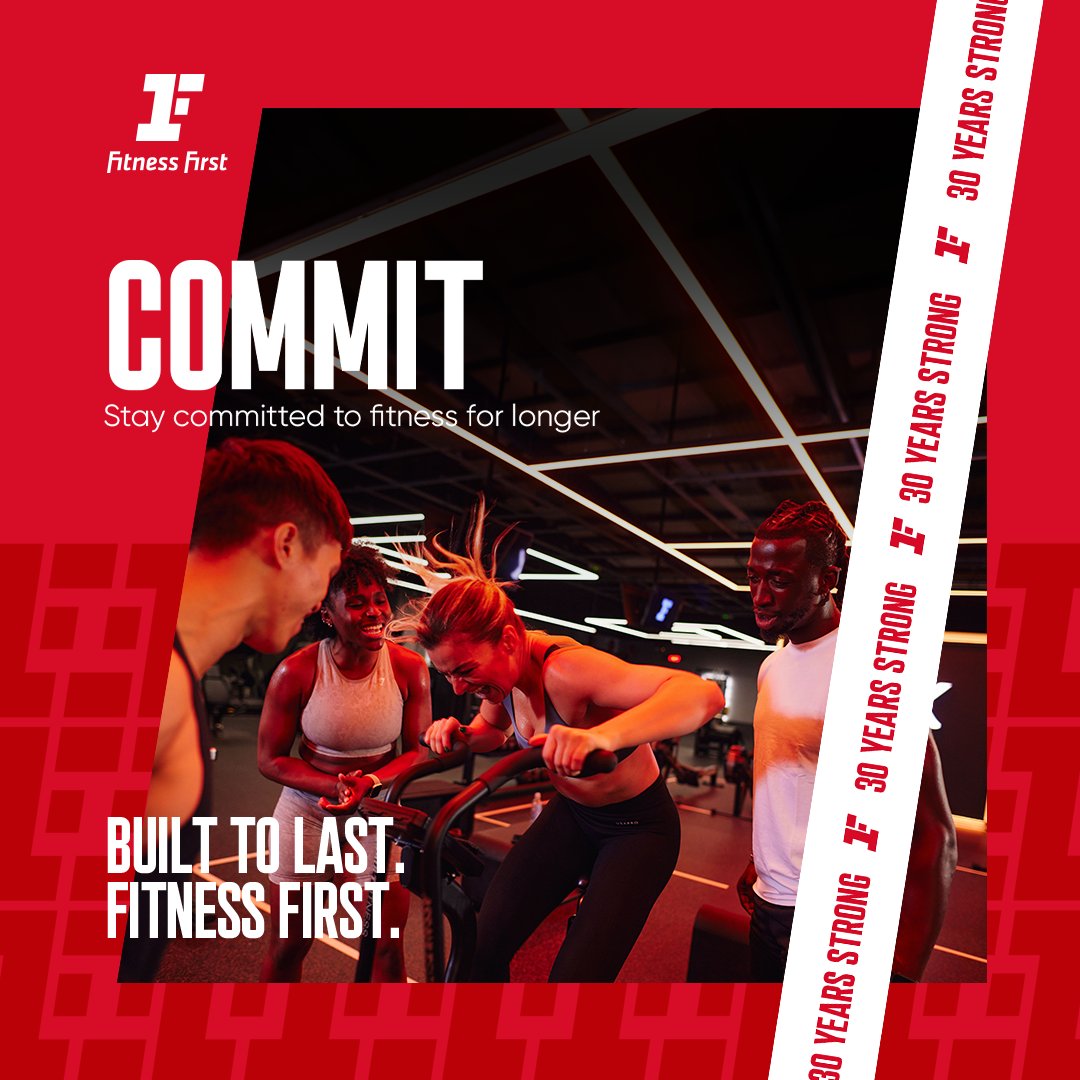 We’re here to find what works for you. The things that keep you going and coming back for more. Join now: fitnessfirst.co.uk/join #BuiltToLast