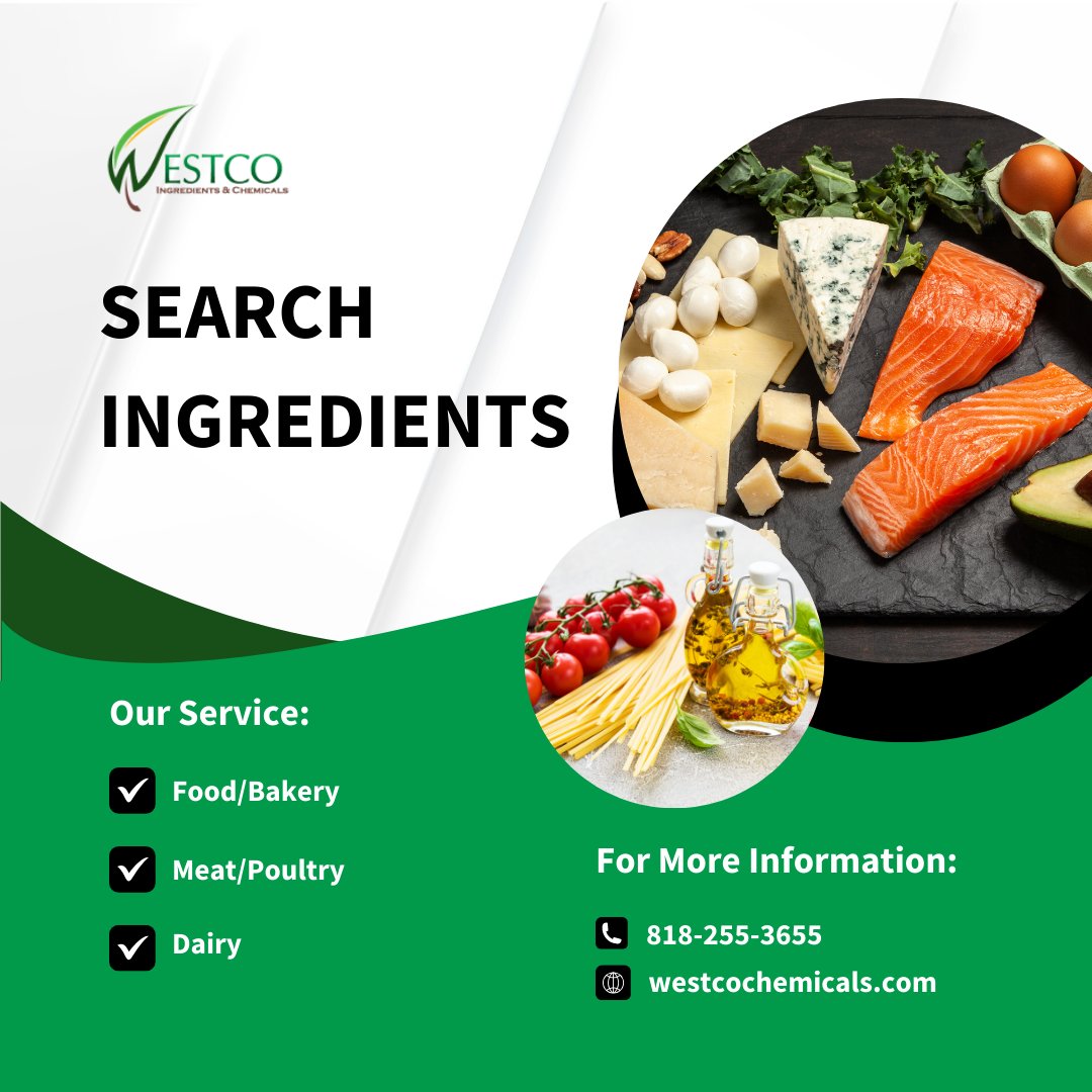 Elevate your products with top-tier ingredients and industrial chemical solutions from Westco Chemicals – Your Trusted Partner in Wholesale!

🌐 Discover more at WestcoChemicals.com

#FoodIngredients #Distributors #IndustrialChemicalSolutions #WholesaleChemicalSuppliers