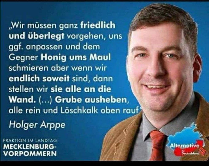 realPfaffen's tweet photo. @StehaufmannWien Nein! AFD und FPÖ sind schon weiter! Träumen offensichtlich von Deportationen und Konzentrationslagern!

Leugnen, hilft nicht mehr! https://t.co/zujBCm7Ejo