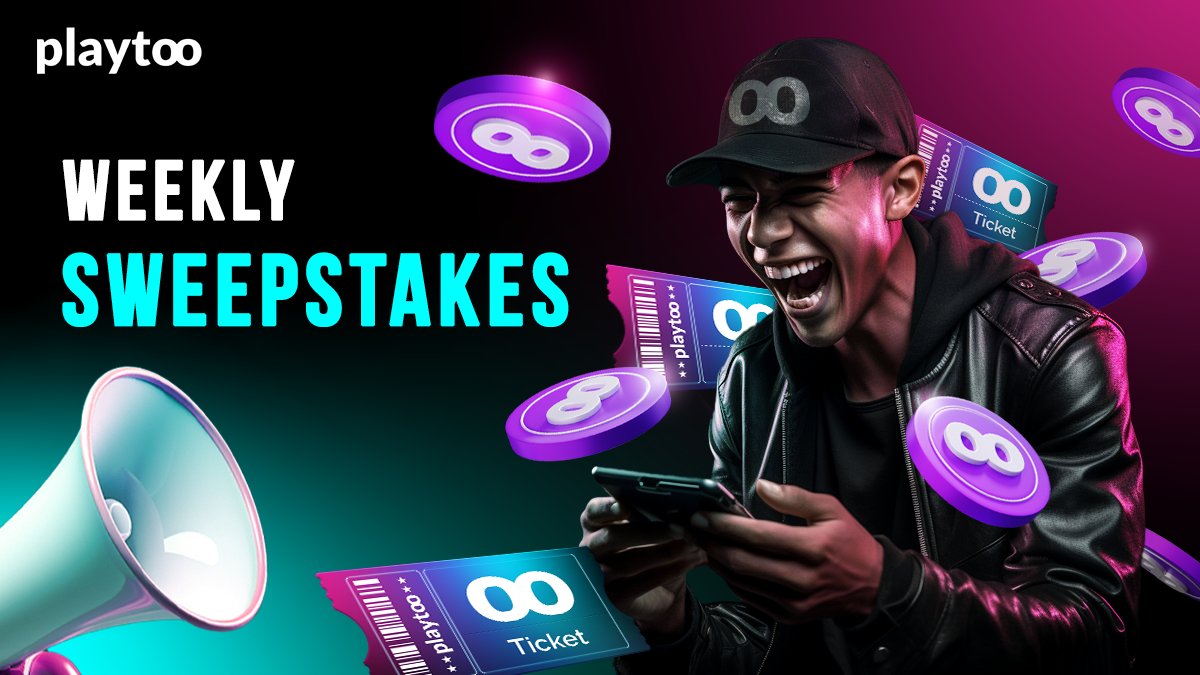 🚀 Attention all #Web3Gamers! 🎮 Get ready to level up with Playtoo's upcoming sweepstakes! 🌟 Turn your gaming skills into real rewards! 🏆 Dominate the competition and win big! 💰🔥 #P2E #web3