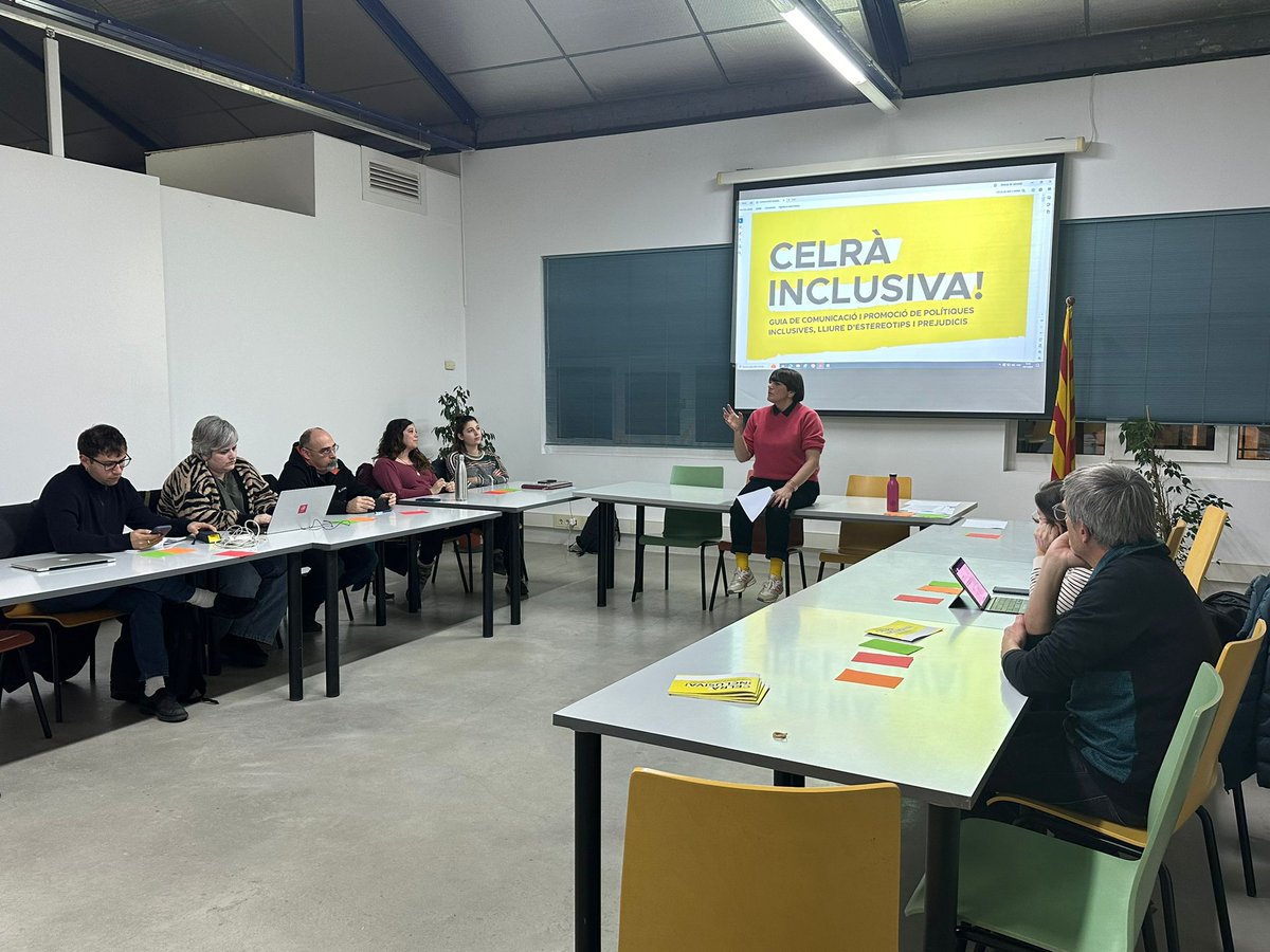 Pere Martin (@peremartiin) on Twitter photo Avui, d'acord amb el Pla d'Igualtat de l'Ajuntament de Celrà, hem fet una formació interessantíssima en comunicació inclusiva a càrrec de l'entitat <a href="/lorelacional/">Lo Relacional</a>! Moltes gràcies per l'estona i seguim avançant en fer Celrà encara més inclusiva! Avui, d'acord amb el Pla d'Igualtat de l'Ajuntament de Celrà, hem fet una formació interessantíssima en comunicació inclusiva a càrrec de l'entitat <a href="/lorelacional/">Lo Relacional</a>! Moltes gràcies per l'estona i seguim avançant en fer Celrà encara més inclusiva!