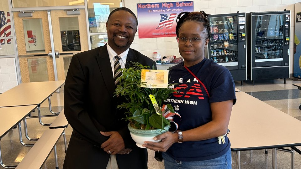 Congratulations to Ms. Aley, NHS Teacher of the Year & Ms. Ennis, NHS Educational Support Person of the Year.  We appreciate your dedication and commitment to our students and community!  
 #ProudtobeaPatriot