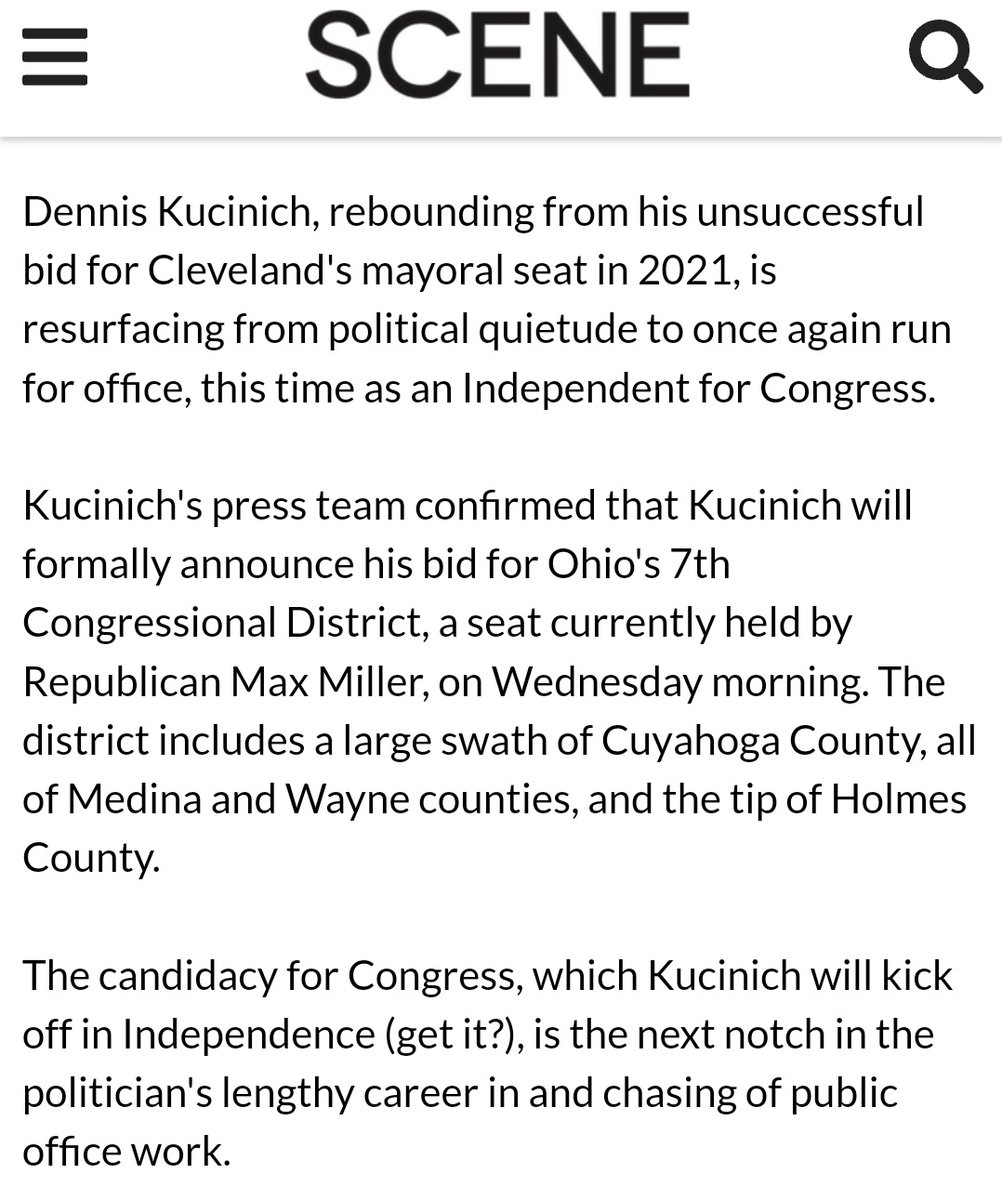 Things we don't need:
Dennis 'olive-pit' Kucinich trying to hold on to long expired relevance. And pulling a Joe Lieberman by running as an 'independent' 🤮🤮🤮
#kucinich #Congress #denniskucinich #ohio