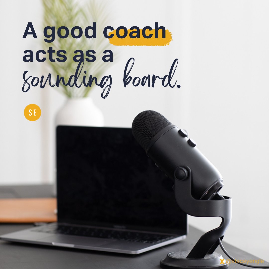 A good coach acts as a sounding board for your thoughts and ideas, helping you trust your wisdom and insights. This investment in yourself can lead to profound growth and success. #InvestInYou