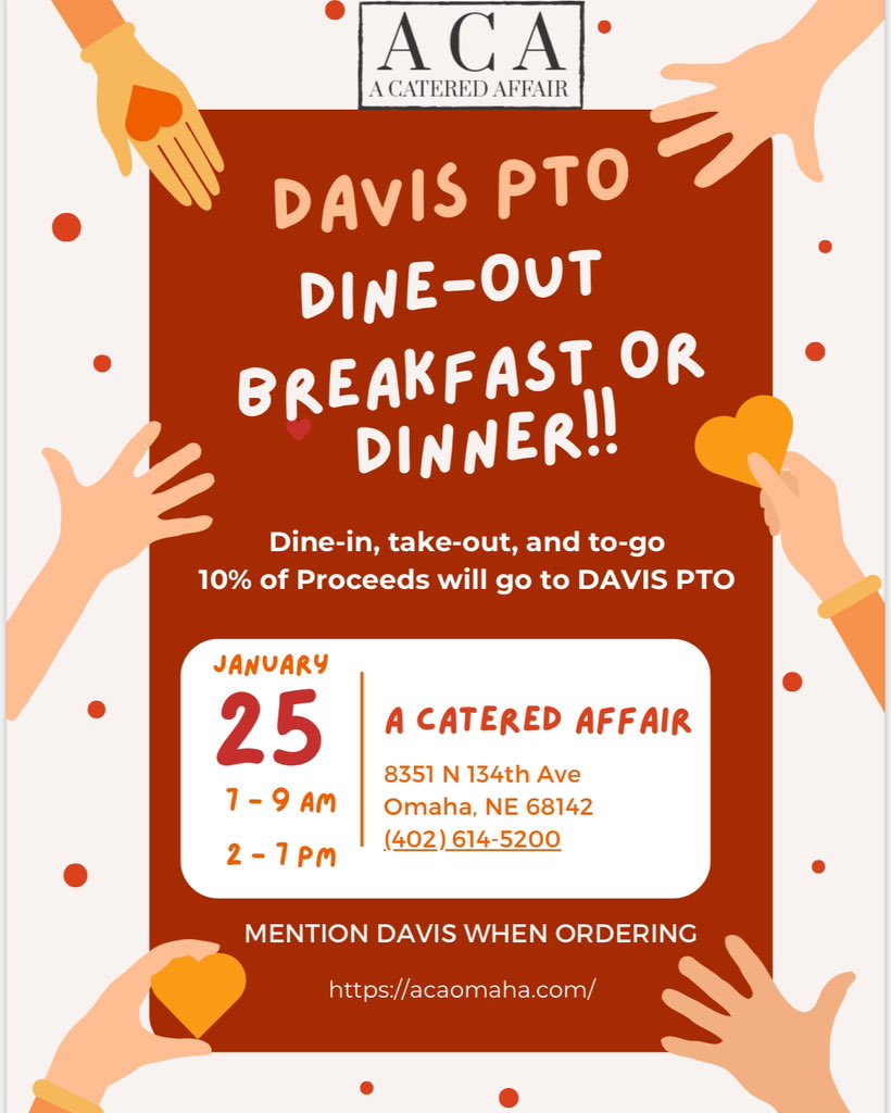 Help support our Davis PTO with a bagel or coffee at A Catered Affair!
