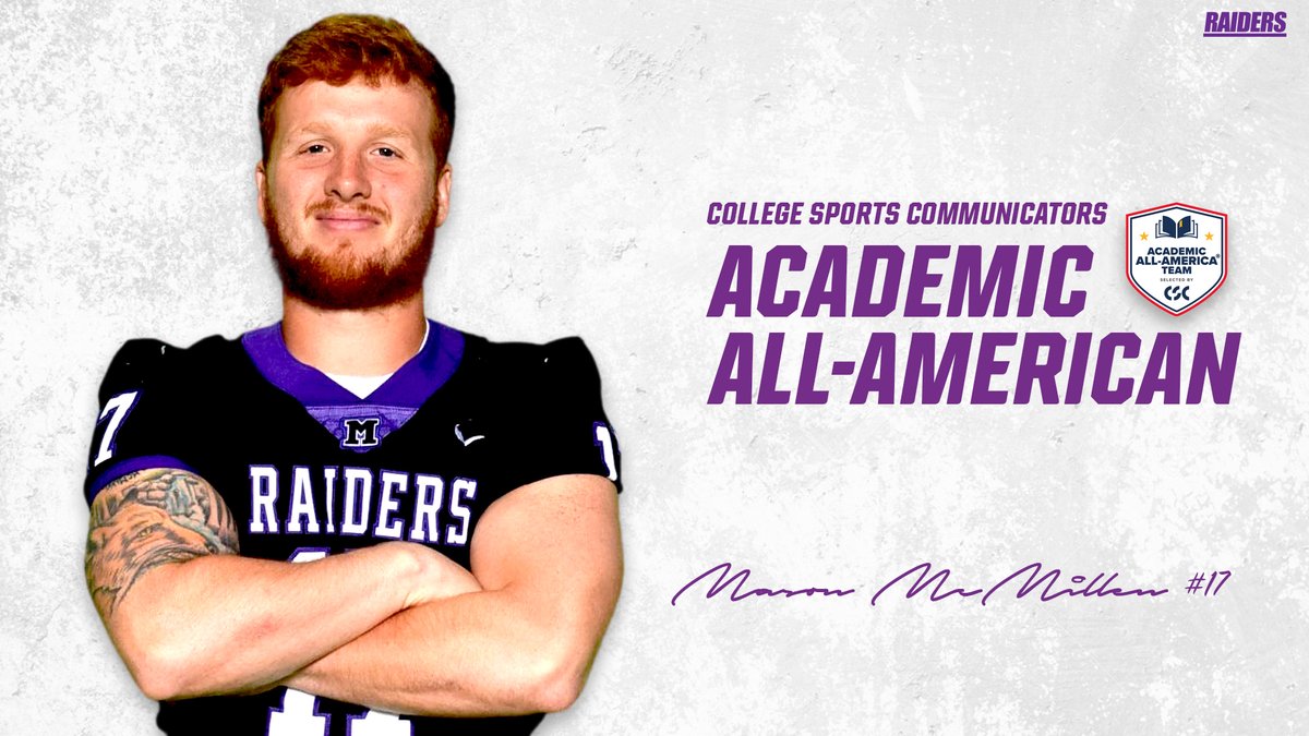 McMillen Named Academic All-American for Second Straight Year (Release): 

athletics.mountunion.edu/news/2024/1/23…