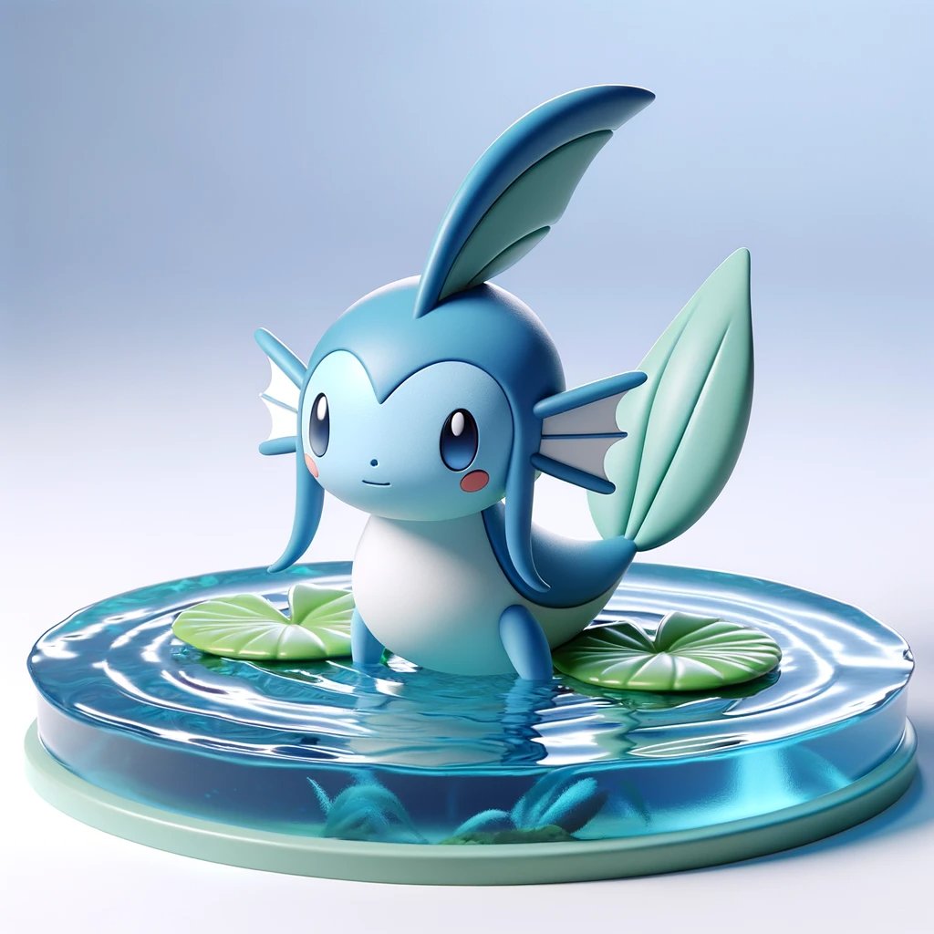 OlaYonyon's tweet photo. 🌊 "Explorez les profondeurs avec cette créature de type Eau en 3D, apportant une touche de sérénité à chaque goutte d'eau. #Pokemon3D #EauSereine #MondeAquatic3D https://t.co/I9Pli10CGK