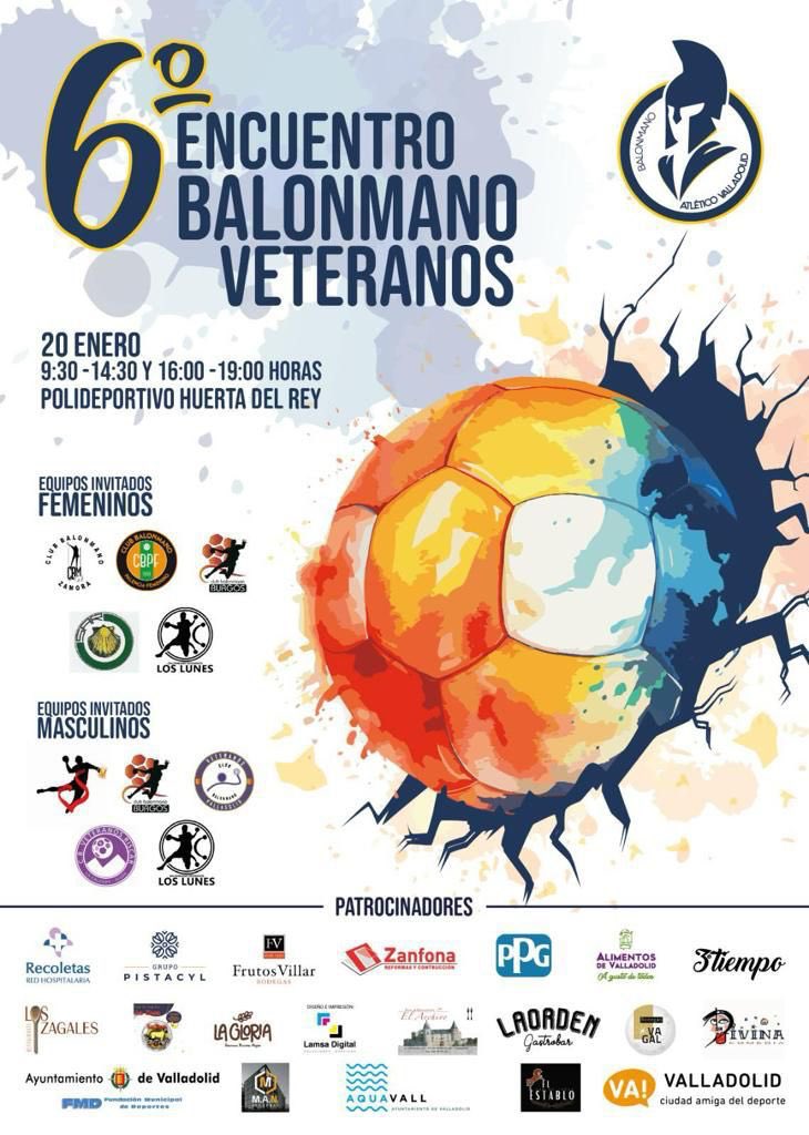 CBalonmanoPF's tweet photo. 🤾🏼‍♀️👩🏽 El pasado 20 de enero se celebró el “encuentro de veteranos de balonmano” en el polideportivo Huerta del Rey donde nuestro equipo de veteranas participó consiguiendo un 3º puesto muy luchado 😜💪🏽 https://t.co/zk0pwYpClF