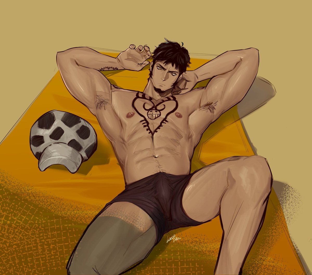 #ONEPIECE 
Traffy

If this reaches 1k I'll post NSFW version